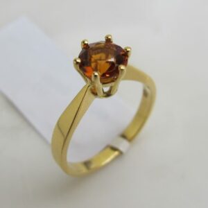 Ring Gelbgold mit Citrin