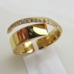 Ring Gelbgold mit Brillanten