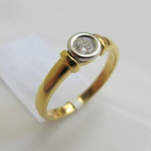 Ring Gelbgold mit Brillanten