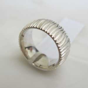 Ring Silber mit Muster